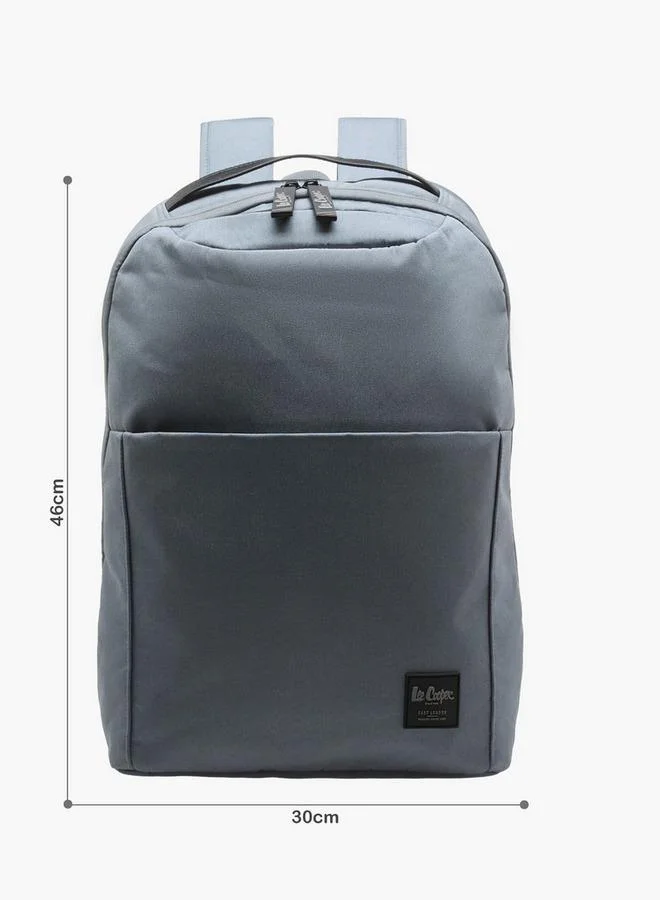 Lee Cooper Men Logo Applique Laptop Backpack